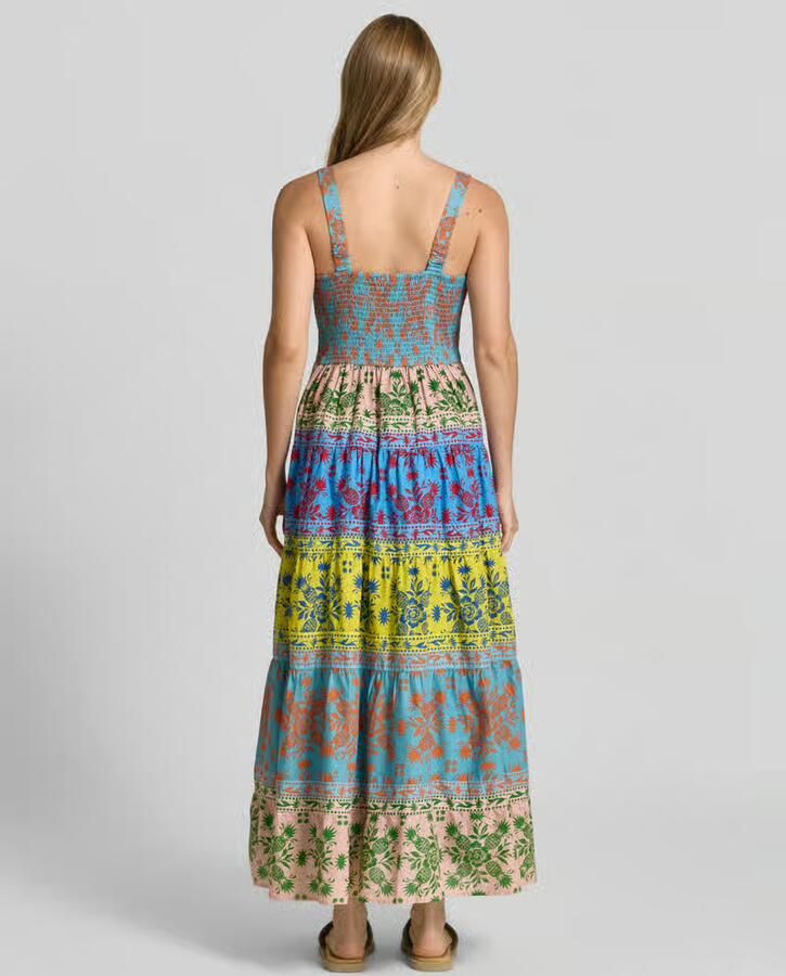 Apricot Midi-jurk in allover-look met V-hals - Foto 2
