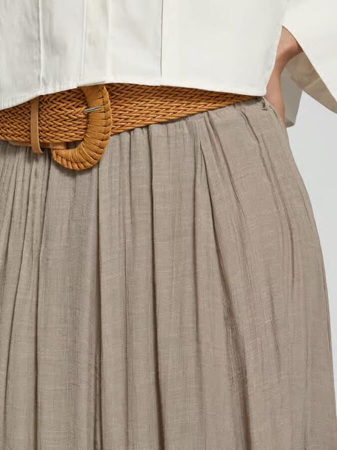 Apricot Midirok van Viscosemix met Riem - Foto 2
