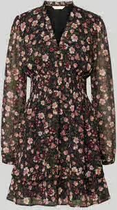 Apricot Mini-jurk in all-over look met elastisch tailleband