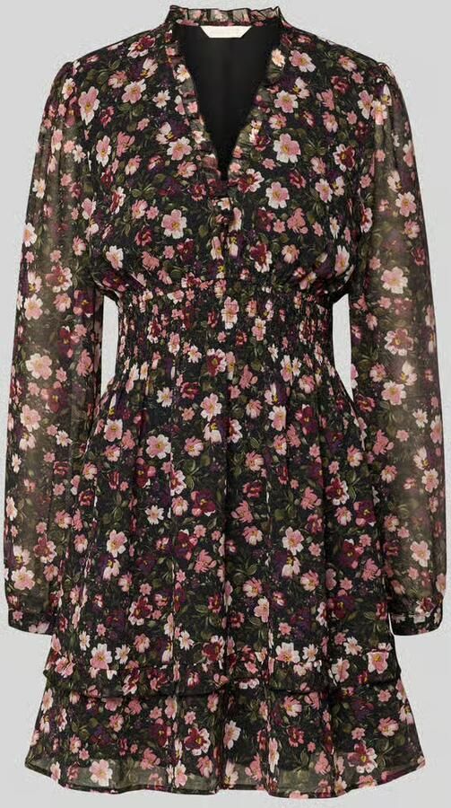 Apricot Mini-jurk in all-over look met elastisch tailleband
