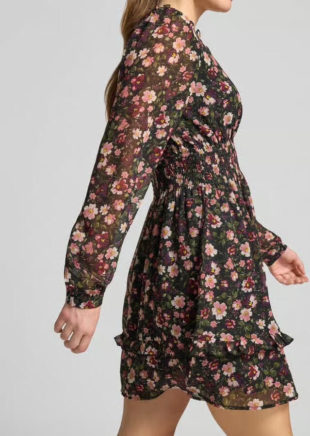 Apricot Mini-jurk in all-over look met elastisch tailleband - Foto 2