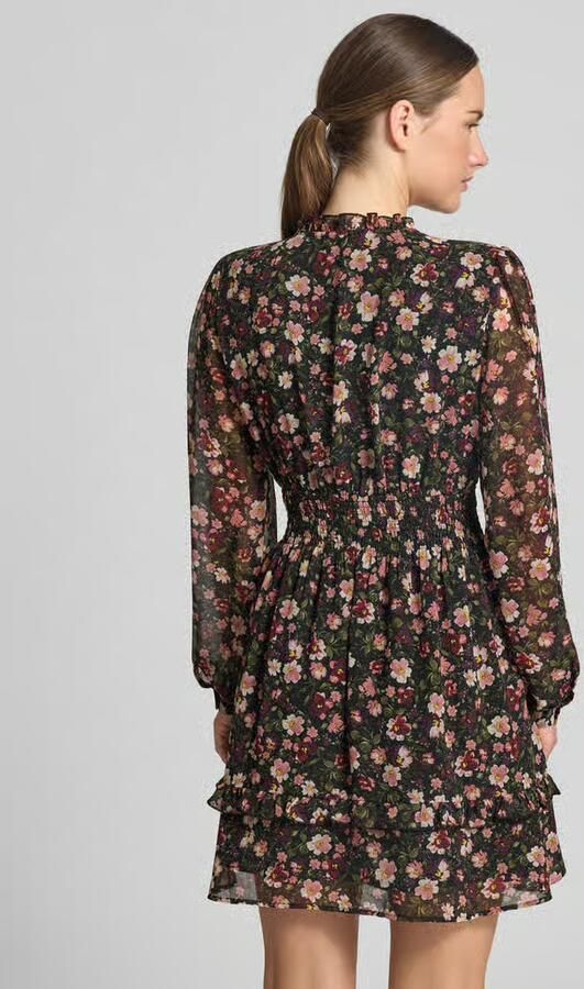 Apricot Mini-jurk in all-over look met elastisch tailleband - Foto 3