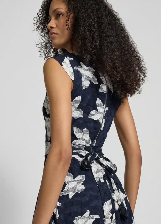 Apricot Mini-jurk in All-over look met Ronde hals - Foto 2