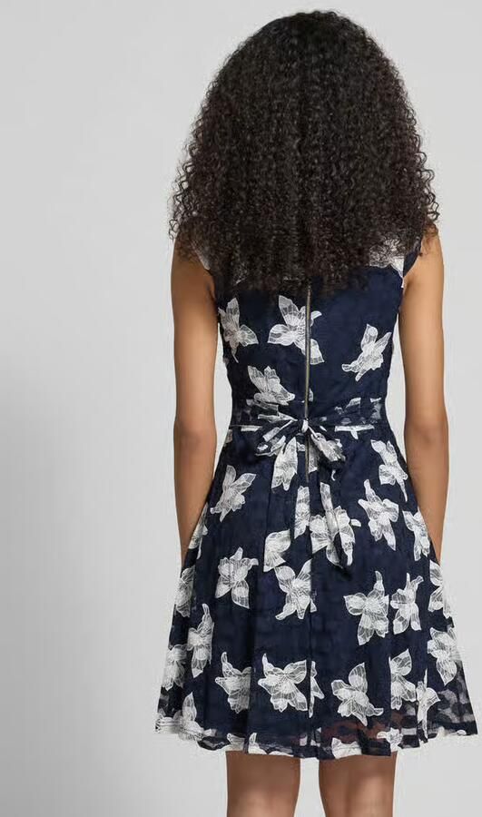 Apricot Mini-jurk in All-over look met Ronde hals - Foto 2