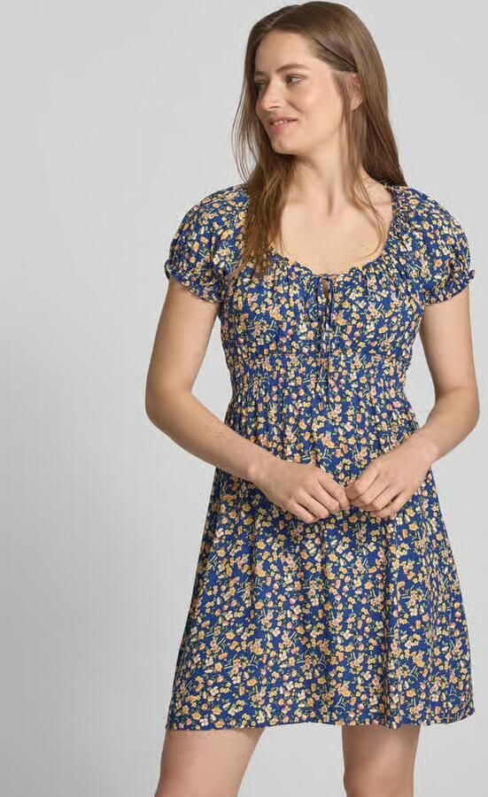 Apricot Mini-jurk met boothals - Foto 2