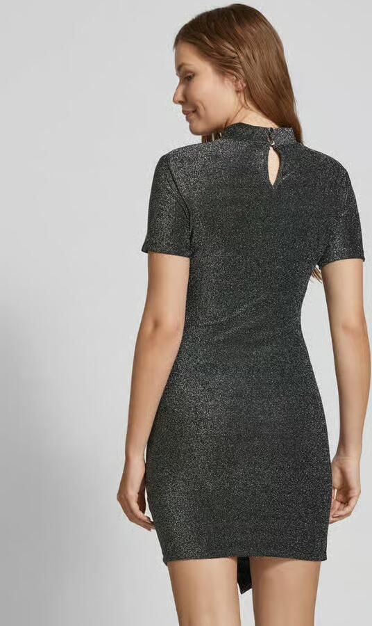 Apricot Mini-jurk met effectgaren