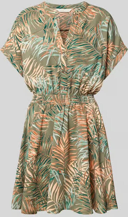 Apricot Mini jurk met tuniekkraag