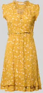 Apricot Mini-jurk van viscose met strikceintuur en kapmouwen