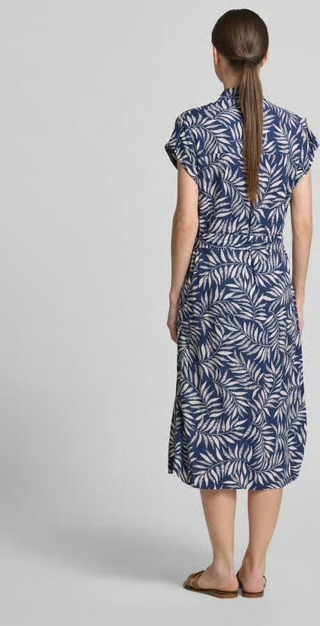Apricot Overhemdjurk van viscose met borstzakken - Foto 3