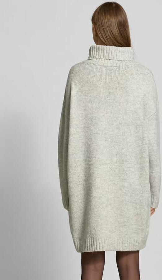 Apricot Oversized tricotjurk met geribde boorden
