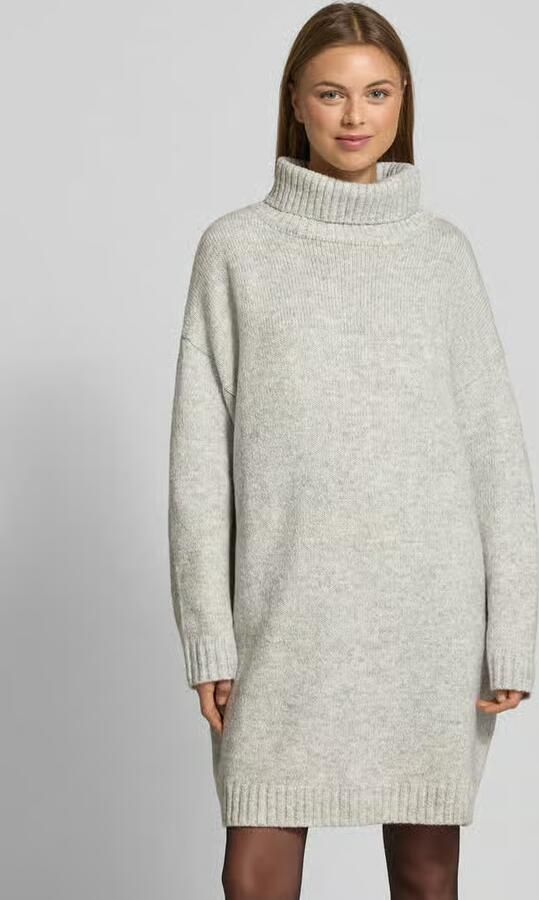 Apricot Oversized tricotjurk met geribde boorden - Foto 2