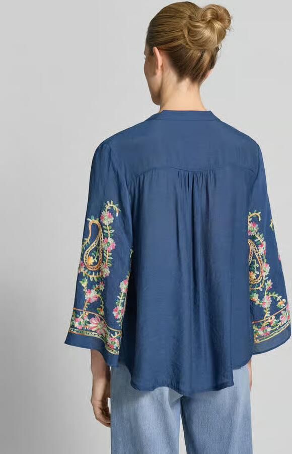 Apricot regular fit blouse van viscosemix met stitchings