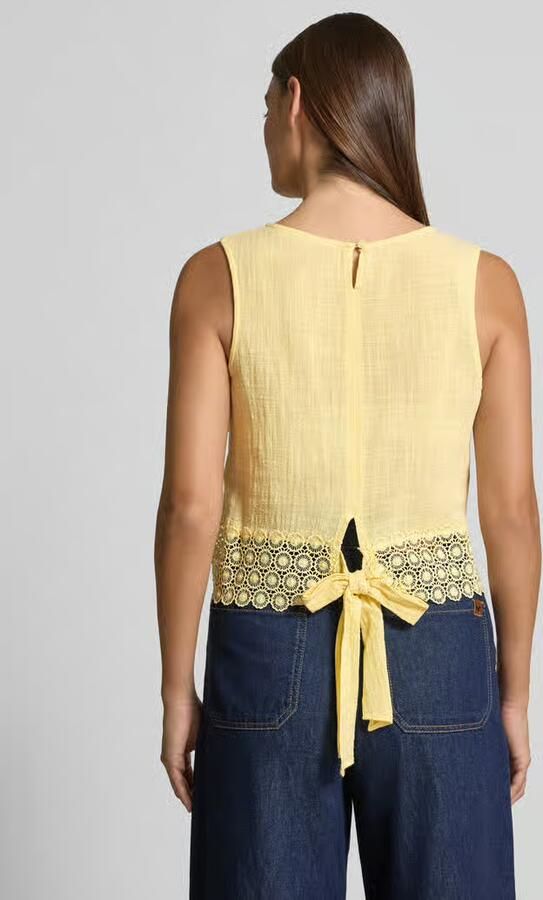 Apricot regular fit top met ajourstitching - Foto 2