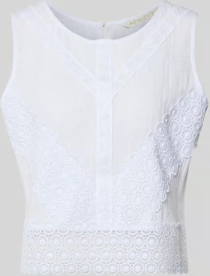 Apricot regular fit top met ajourwerk - Foto 2