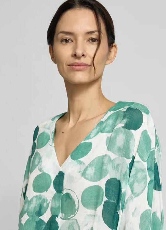 Apricot relaxed fit blouse in all-over look - Foto 2