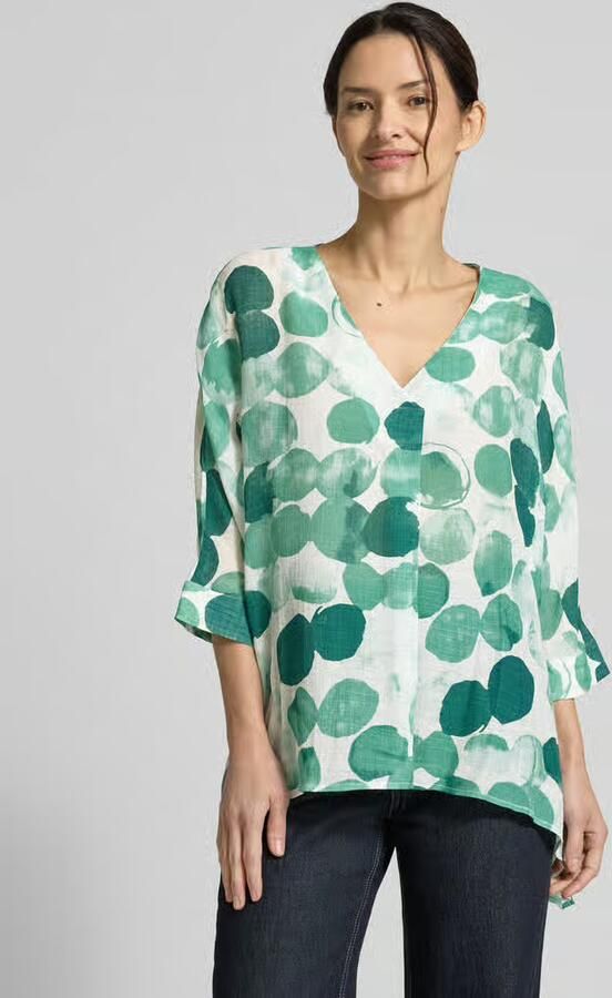 Apricot relaxed fit blouse in all-over look - Foto 4