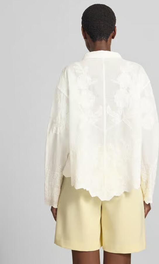 Apricot relaxed fit blouse van puur katoen - Foto 2