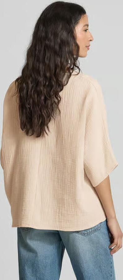 Apricot Relaxed fit blouseshirt met ronde hals - Foto 3