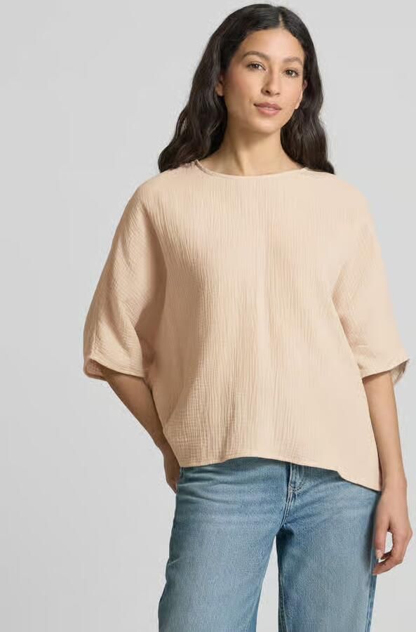 Apricot Relaxed fit blouseshirt met ronde hals - Foto 2