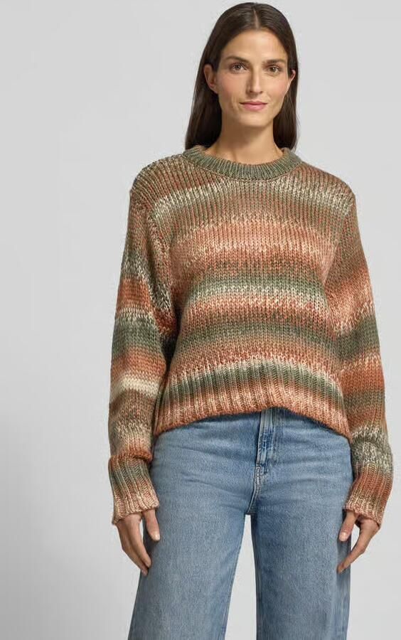 Apricot Relaxed fit gebreide pullover met ronde hals - Foto 2