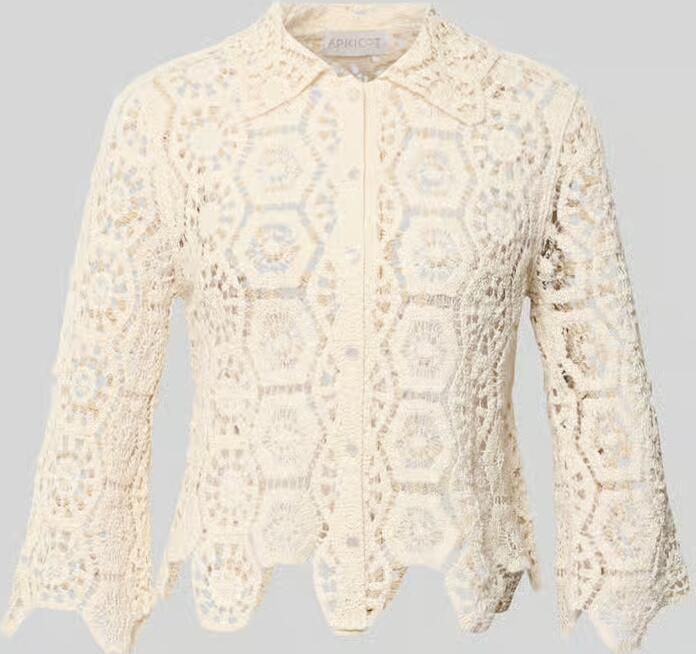 Apricot Slim fit blouse van gehaakt kant