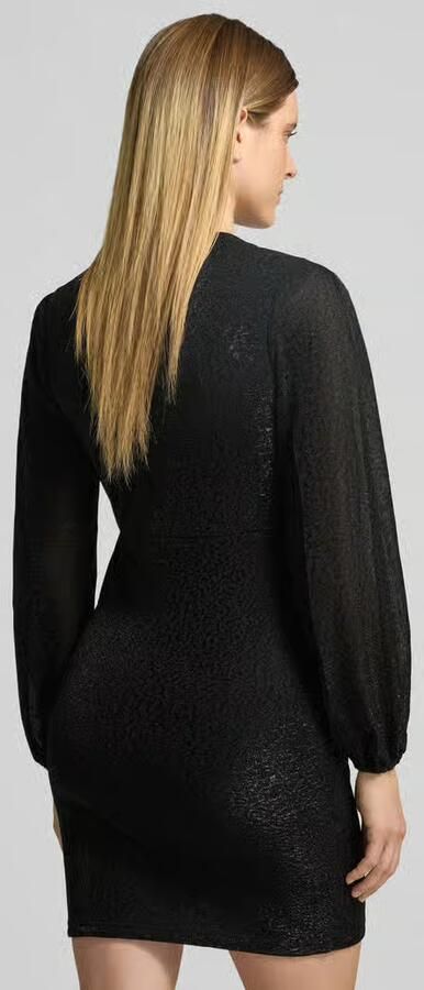 Apricot Slim fit minijurk met V-hals - Foto 3