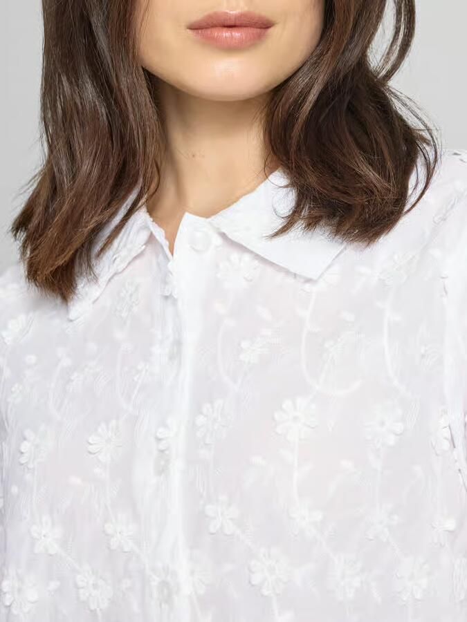 Apricot Slim fit overhemdblouse met 3 4-mouw - Foto 2
