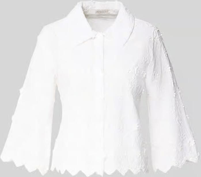 Apricot Slim fit overhemdblouse met 3 4-mouw - Foto 4