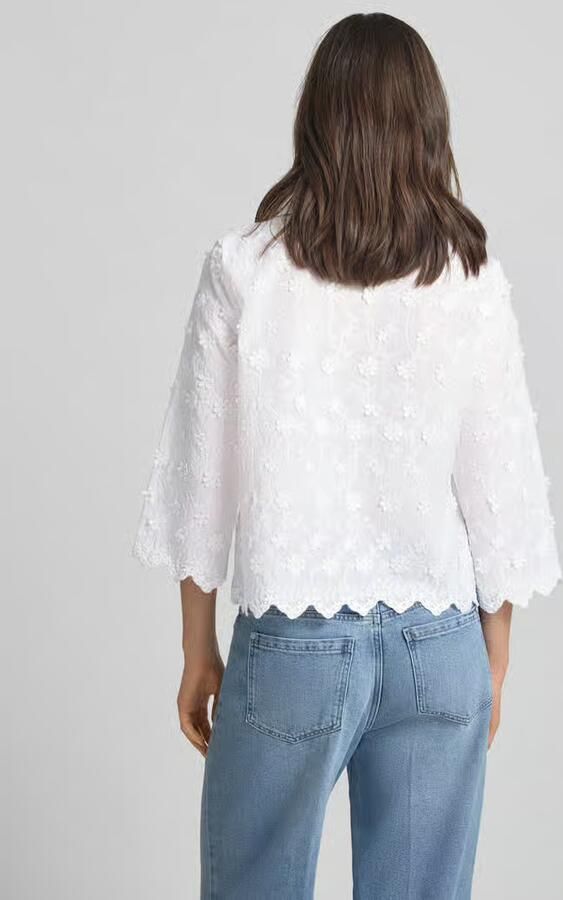 Apricot Slim fit overhemdblouse met 3 4-mouw