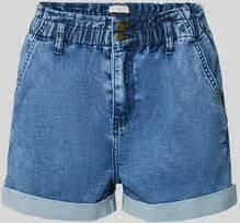Apricot straight fit short in denimlook met viscose