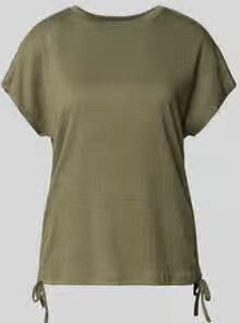 Apricot T-shirt met rijgveter aan de zijkant