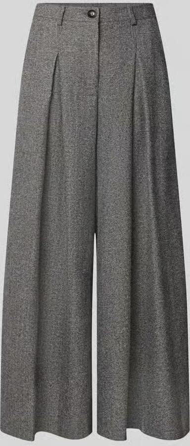 Apricot wide leg broek met plooien en steekzakken