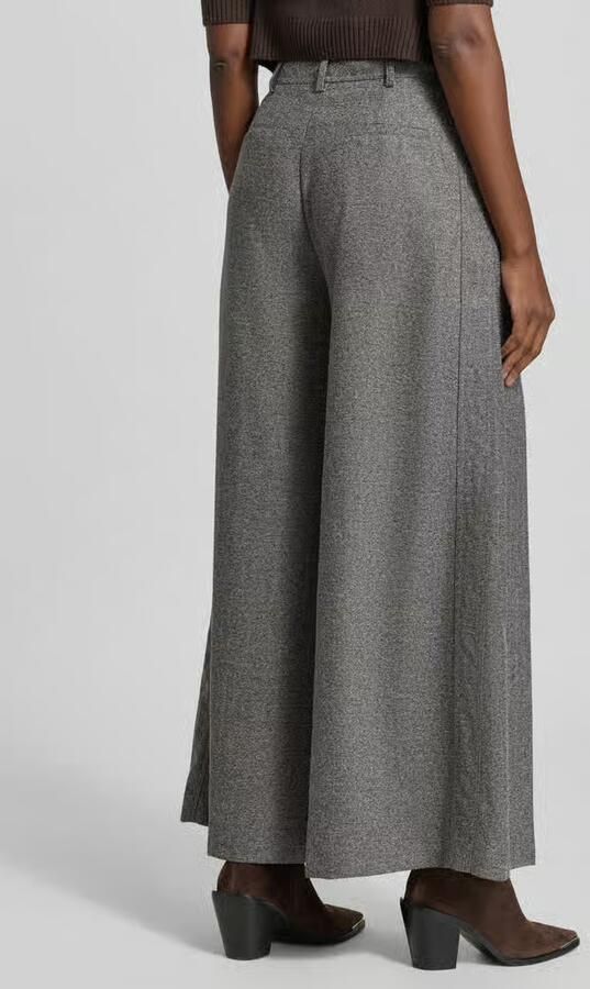 Apricot wide leg broek met plooien en steekzakken - Foto 3