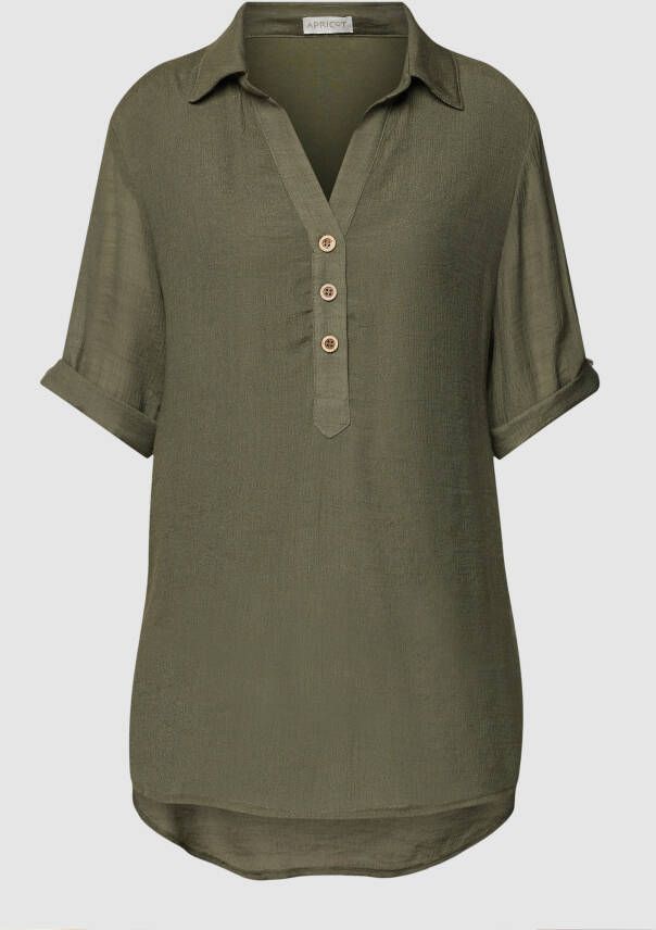 Apricot Blouseshirt in semi-transparant design