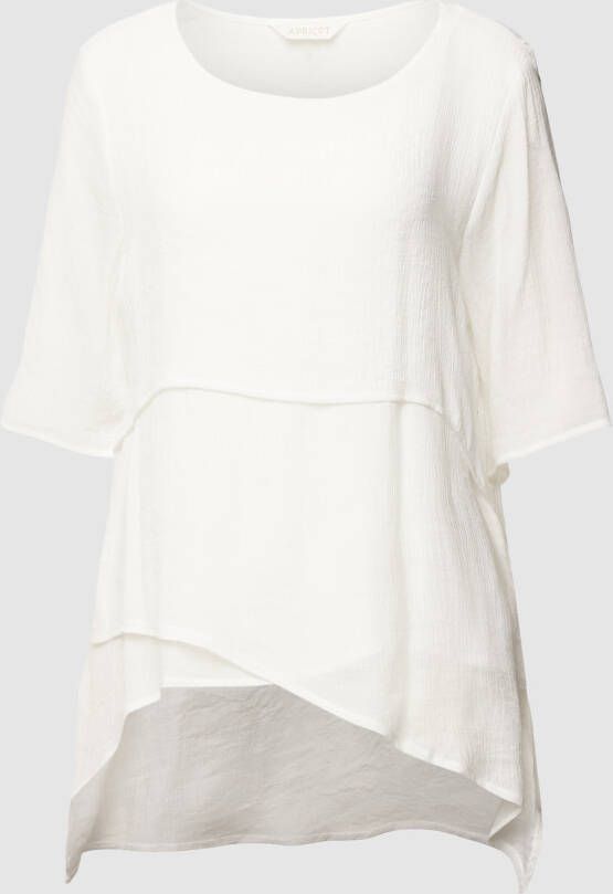 Apricot Blouse in dubbele-laagjeslook