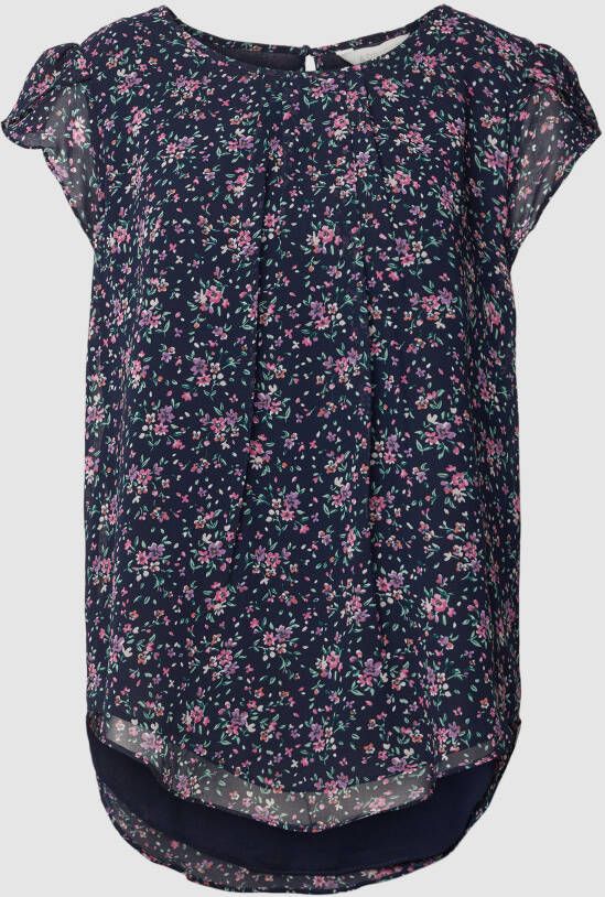 Apricot Blouseshirt met all-over-print