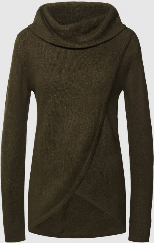 Apricot Gebreide pullover in wikkellook