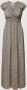 Apricot Maxi-jurk van viscose met smokdetails - Thumbnail 1
