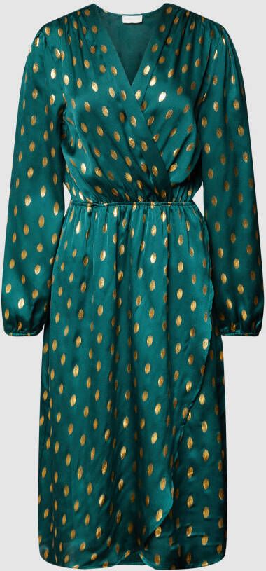 Apricot Midi-jurk met all-over motief