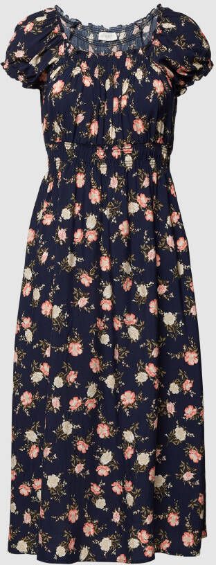 Apricot Midi-jurk met all-over motiefprint