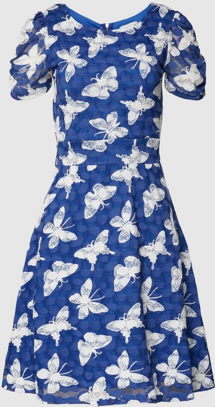 Apricot Mini-jurk met all-over motief