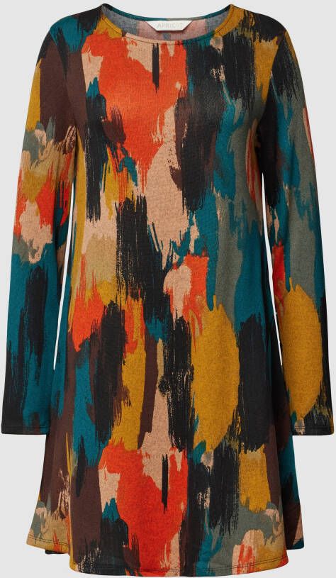 Apricot Mini-jurk met all-over motief