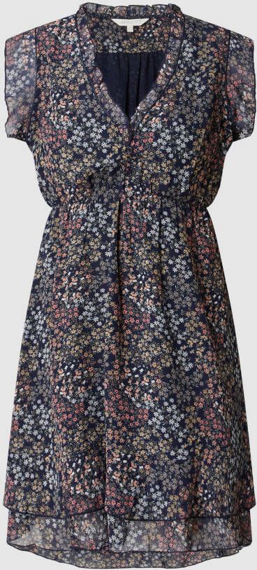 Apricot Midi-jurk met smokdetails