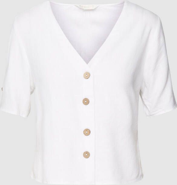 Apricot Overhemdblouse met knoopsluiting
