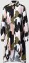 Apricot Overhemdjurk van viscose met all-over motief - Thumbnail 1