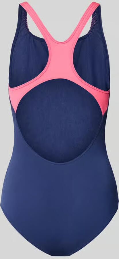 Arena slim fit badpak met logoprint