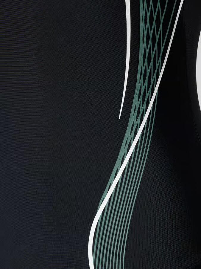 Arena slim fit badpak met logoprint model 'Control'
