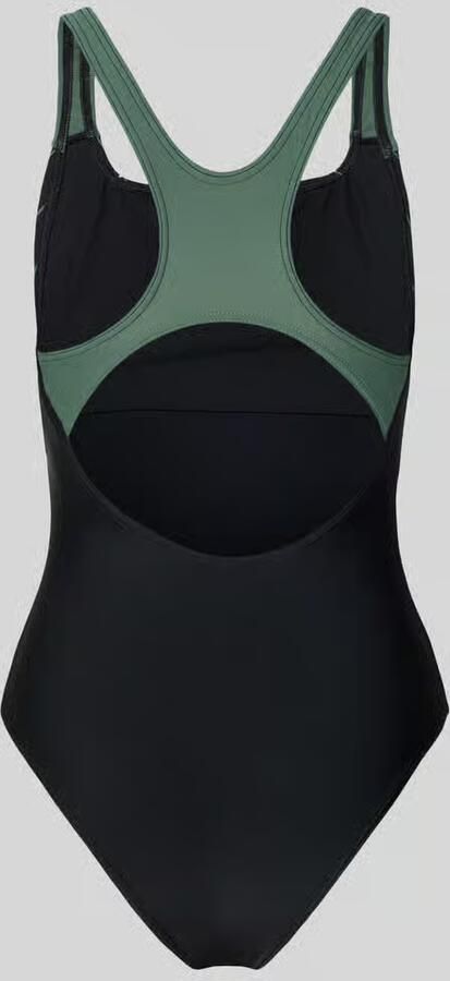Arena slim fit badpak met logoprint model 'Control'