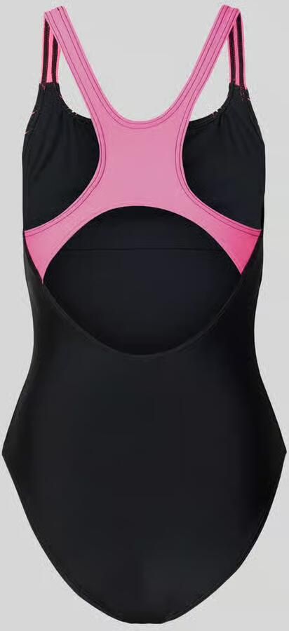 Arena slim fit badpak met logoprint model 'Control'