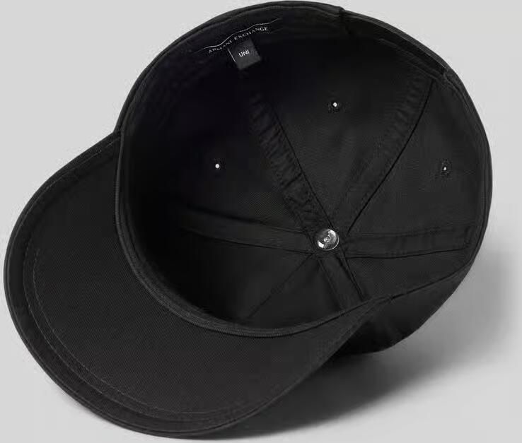 Armani Exchange Baseballpet met labelstitching